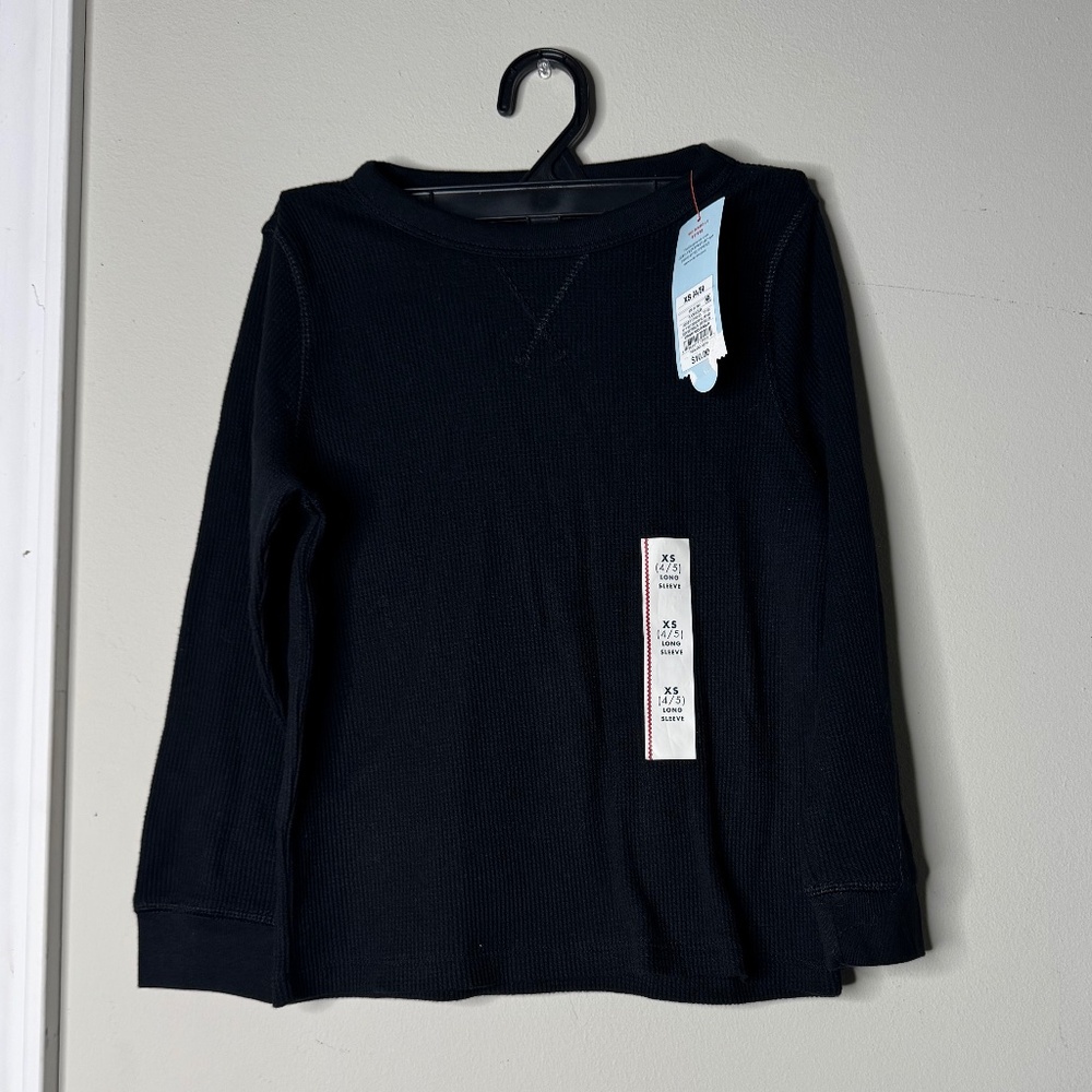 Cat & Jack Kids Long Sleeve Shirt - Size XS (4/5) - NWT